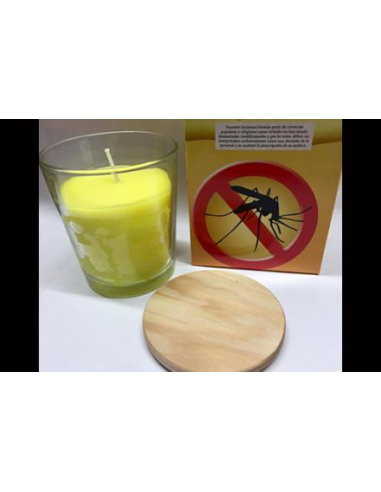Vela de Citronela Vaso Cristal