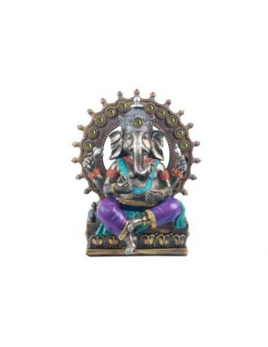 Figura Resina Ganesha Colores