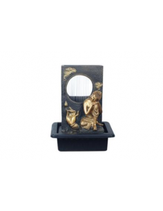 Fuente Resina Buda 39*30*23cm