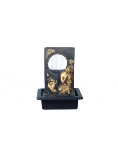 Fuente Resina Buda 39*30*23cm