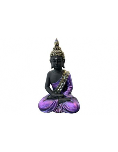 Buda Tailandés Contemplación Morado y...