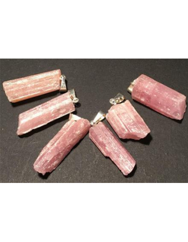 Colgante Mineral Turmalina Rosa