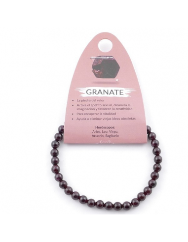Pulsera Granate Bola 4MM