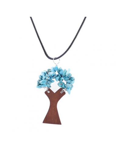 Colgante Arbol de la Vida Turquesa