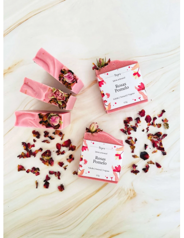 Jabón de Rosas y Pomelo - Bujas - 125gr