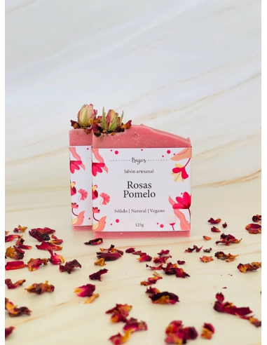 Jabón de Rosas y Pomelo - Bujas - 125gr
