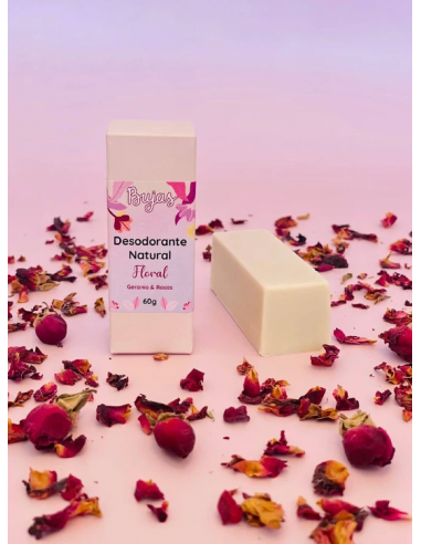 Desodorante Sólido Floral - Bujas - 60gr