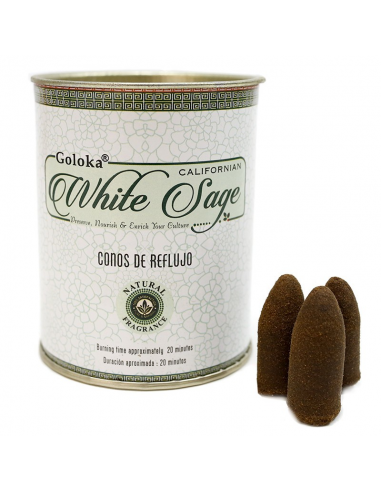 Conos de Reflujo Salvia Blanca -...