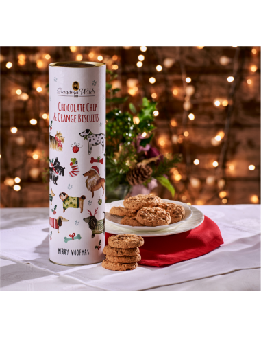 Tubo Gigante Galletas Merry Woofmas -...