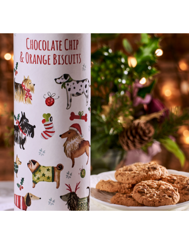 Tubo Gigante Galletas Merry Woofmas -...