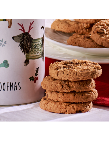 Tubo Gigante Galletas Merry Woofmas -...