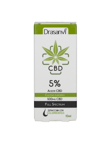 Aceite CBD 5% 500 mg - Drasanvi - 10 ml