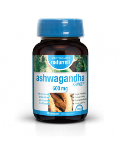 Ashwagandha 600mg- Naturmil - 30...