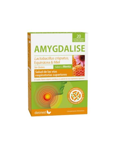 Amygdalise - Dietmed - 20 comprimidos...