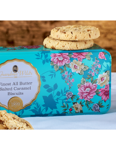 Lata de galletas de caramelo salado...