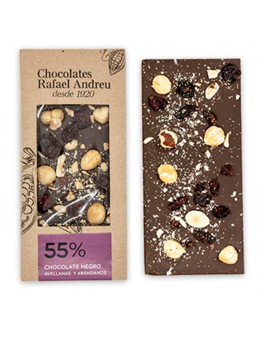Tableta Chocolate Negro 55% con...