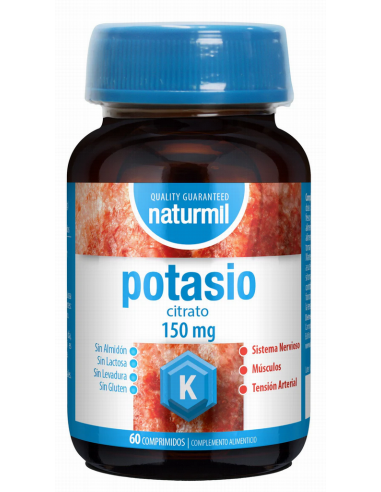 Citrato de Potasio 150mg - Naturmil -...