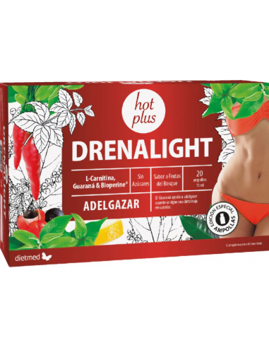 Drenalight Hot Plus - Dietmed - 20...