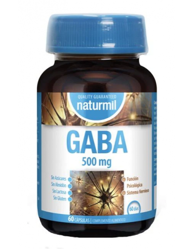 Gaba 500mg - Naturmil - 60 Capsulas