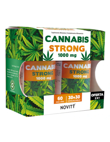 Cannabis Strong -Novity - 30 +30 Perlas