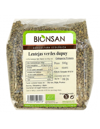 Lentejas Verdes Dupuy Eco -Bionsan-...