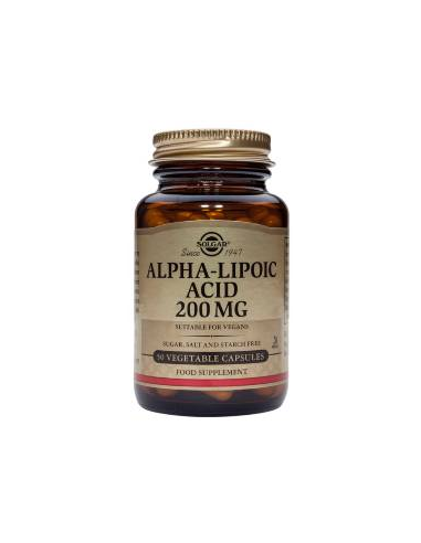 Ácido Alfa Lipoico 200 mg -Solga- 50...