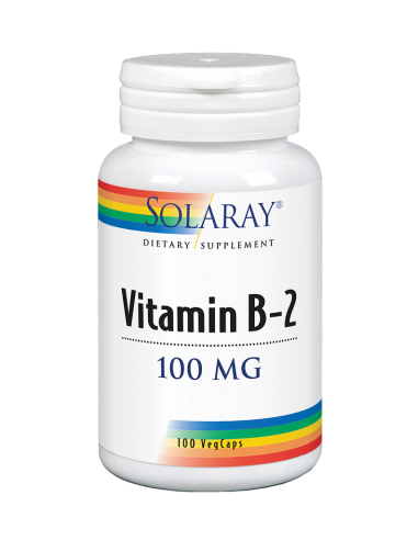 Vitamina B2 100 Mg.- Solaray - 100...