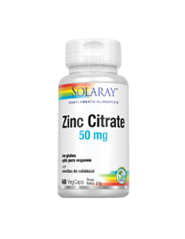 Zinc Citrato 25 mg. - Solaray - 60...