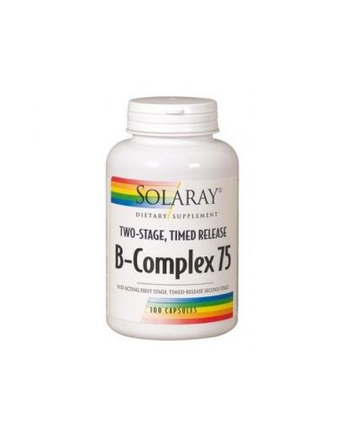 B-Complex 75 -Solaray- 100 cápsulas